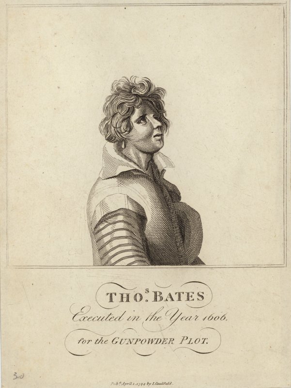 Thomas Bates stracony w 1606 roku za spisek prochowy autorstwa English School