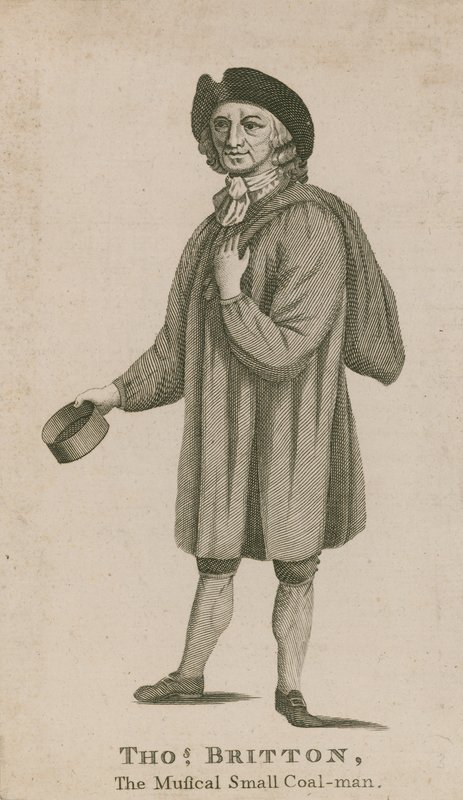 Thomas Britton, muzyczny mały człowiek węgla autorstwa English School