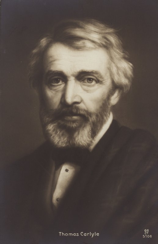 Thomas Carlyle (1795-1881), szkocki filozof, pisarz i historyk autorstwa English School