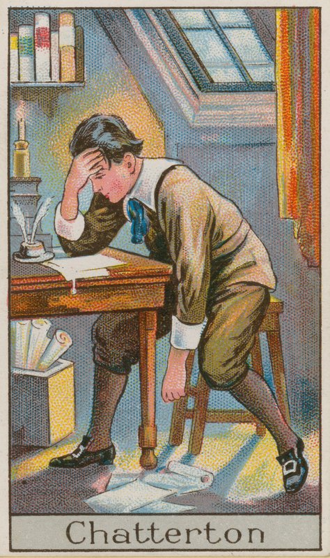 Thomas Chatterton autorstwa English School
