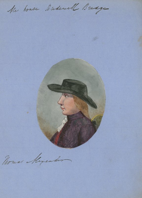 Thomas Hependen, dom, Most Bridewell (wc na papierze) autorstwa English School