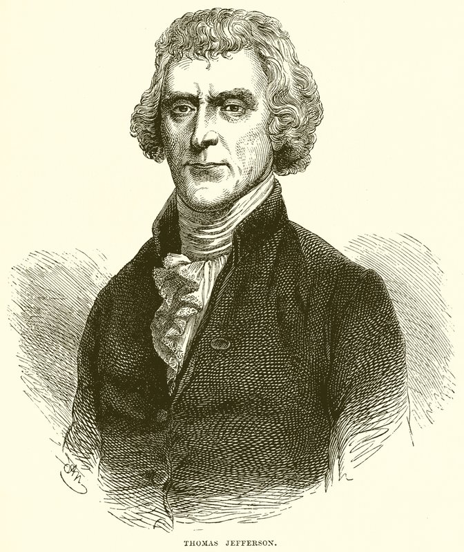 Thomas Jefferson autorstwa English School