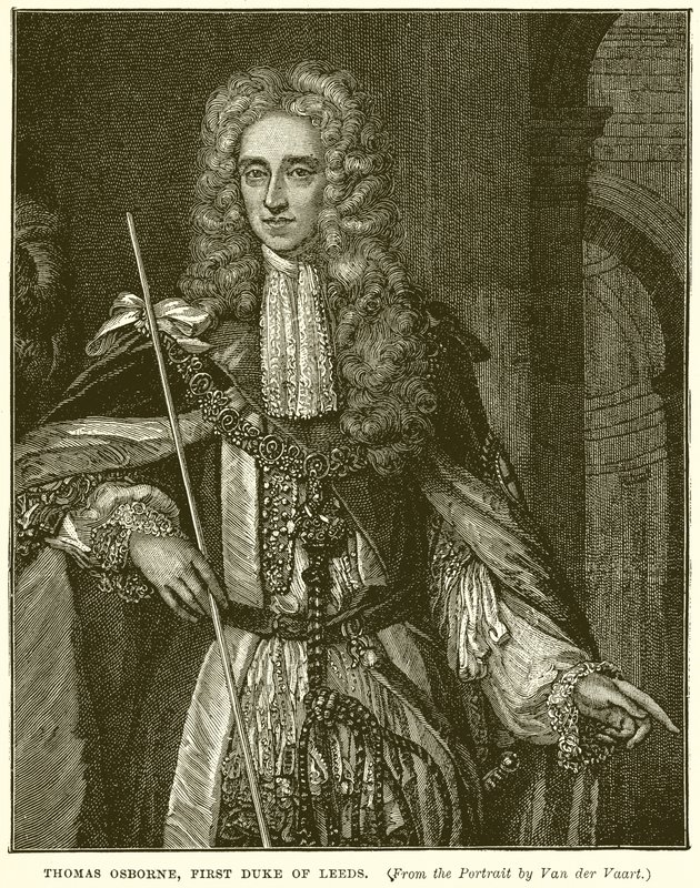 Thomas Osborne, pierwszy książę Leeds autorstwa English School