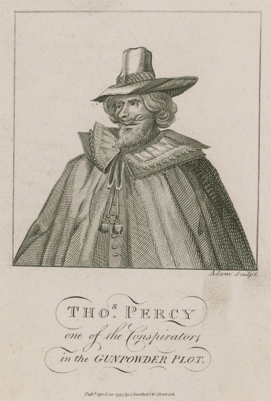 Thomas Percy, jeden ze spiskowców w spisku prochowym autorstwa English School
