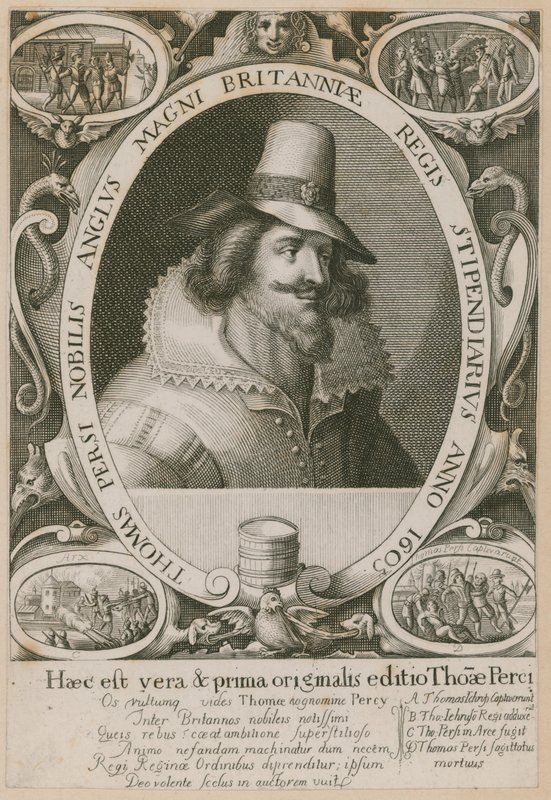 Thomas Percy, jeden ze spiskowców w spisku prochowym autorstwa English School