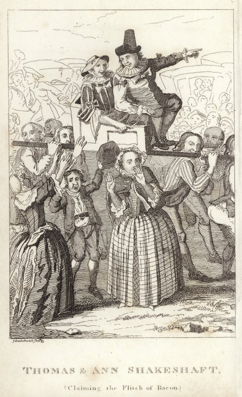 Thomas i Ann Shakeshaft, domagając się pryszczy bekonu autorstwa English School