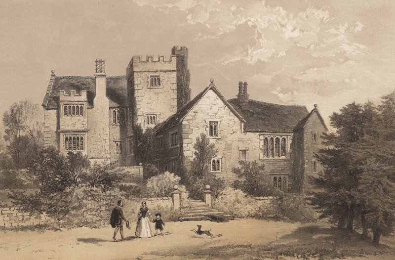 Throwley Hall, Staffordshire autorstwa English School