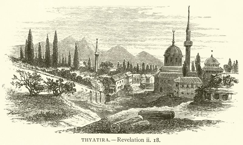 Tiatyra, Objawienie, ii autorstwa English School
