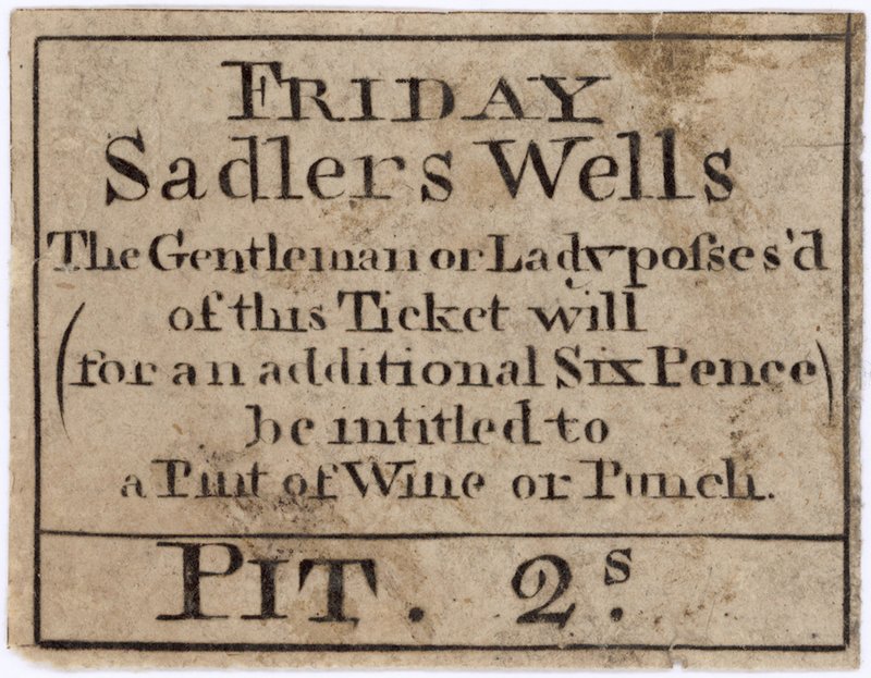 Bilet na piątek Sadlers Wells autorstwa English School