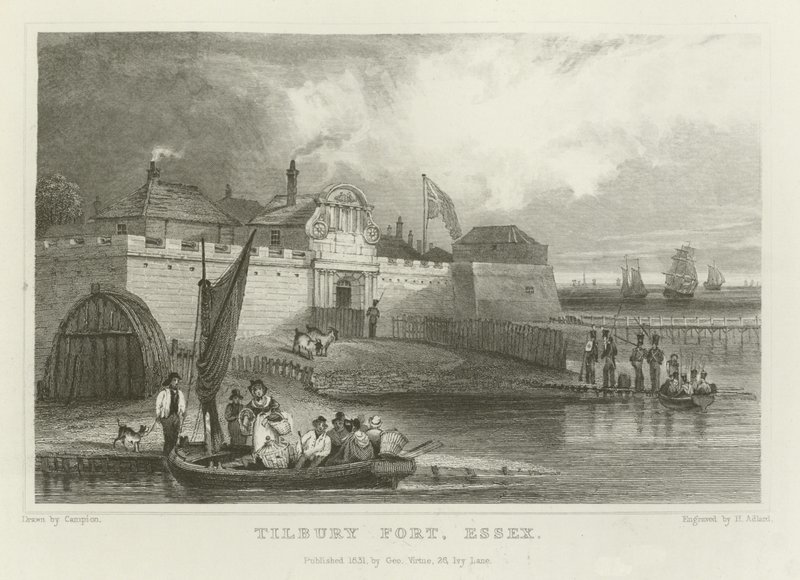 Fort Tilbury, Essex autorstwa English School