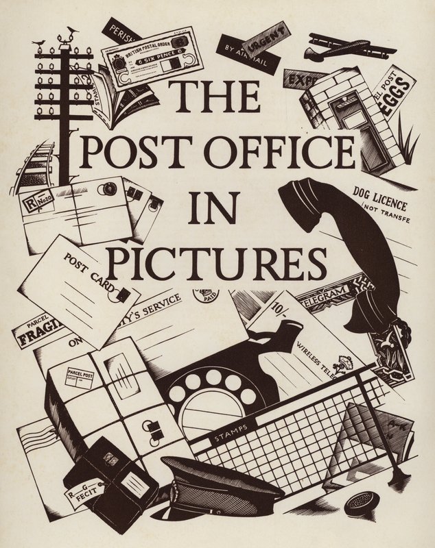 Ilustracja na stronie tytułowej dla The Post Office in Pictures autorstwa English School