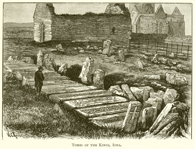 Grobowce Królewskie, Iona autorstwa English School