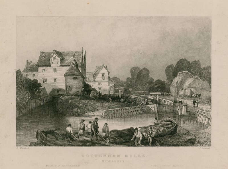 Tottenham Mills, Londyn autorstwa English School