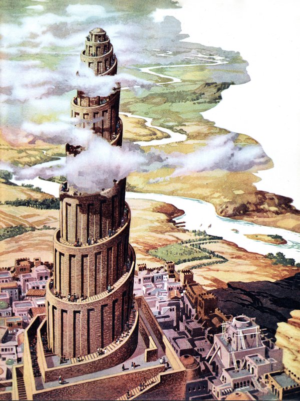 Wieża Babel autorstwa English School