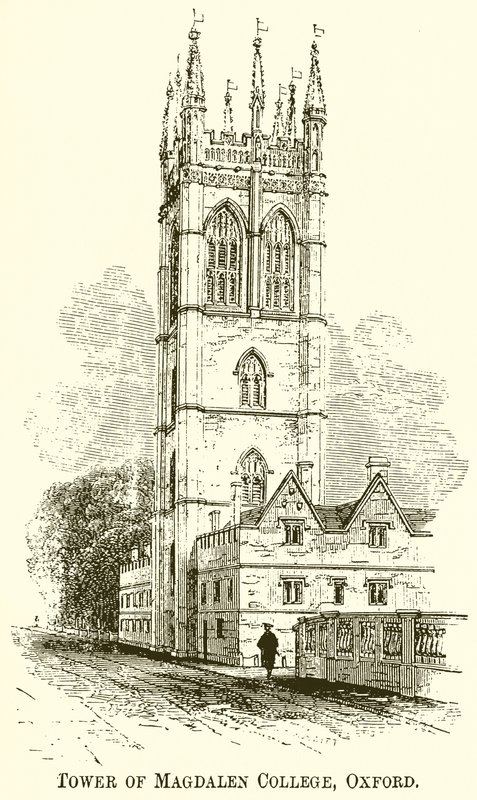 Tower of Magdalen College, Oksford autorstwa English School