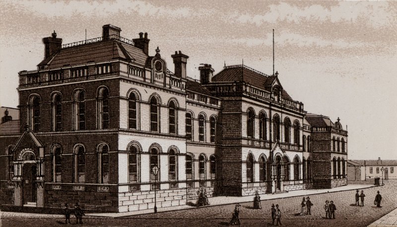 Ratusz, Belfast (lito) autorstwa English School
