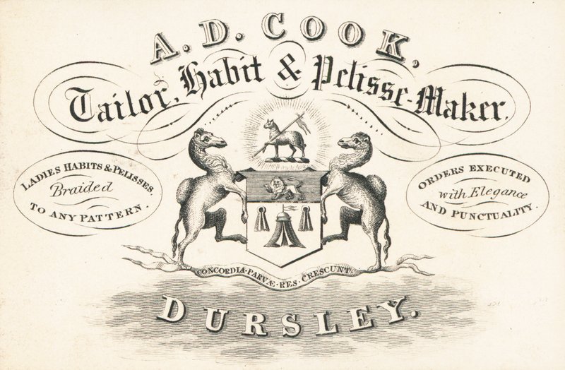 Karta handlu, A D Cook autorstwa English School