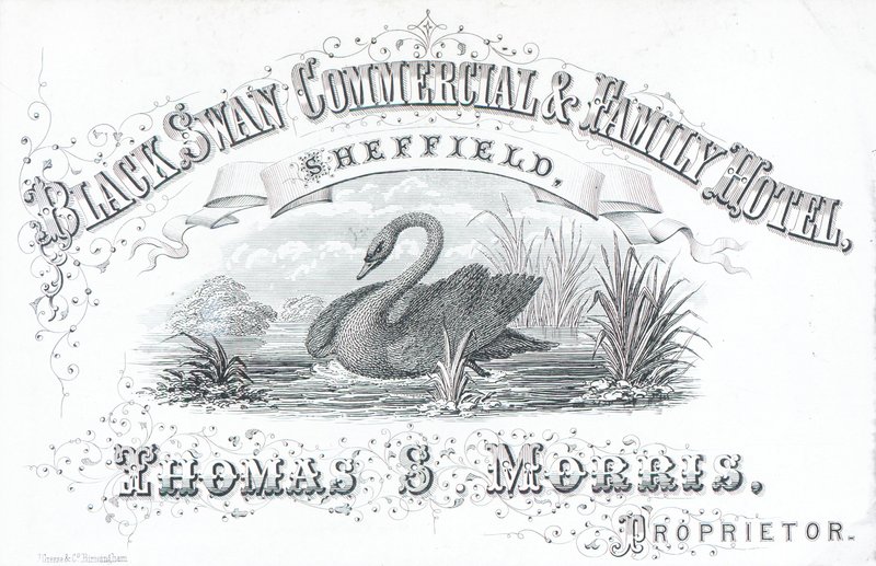 Karta handlowa, Black Swan Commercial & Family Hotel autorstwa English School