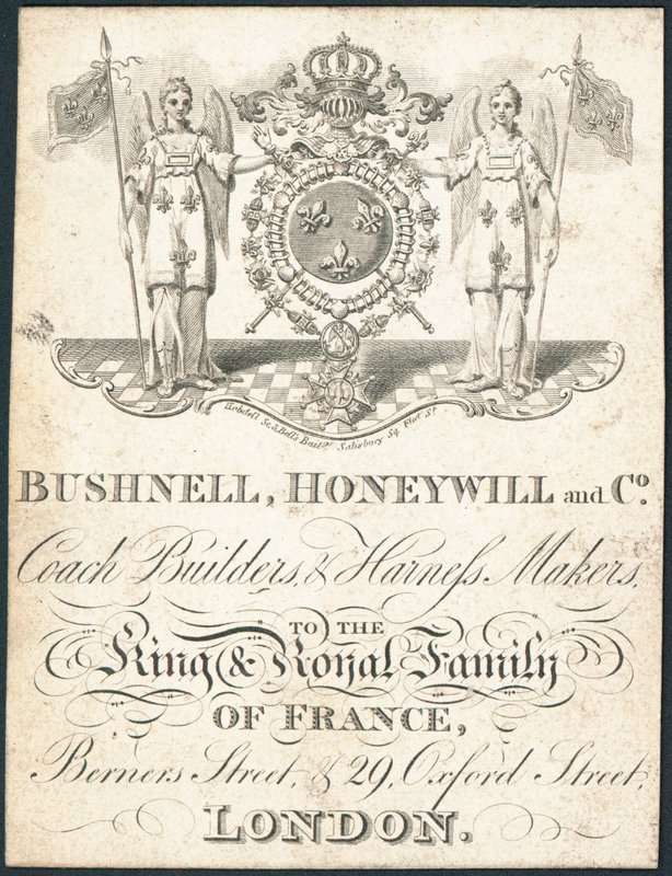 Karta handlowa, Bushnell, Honeywill i Co autorstwa English School