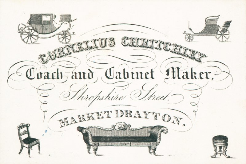 Karta handlowa, Cornelius Critchley autorstwa English School