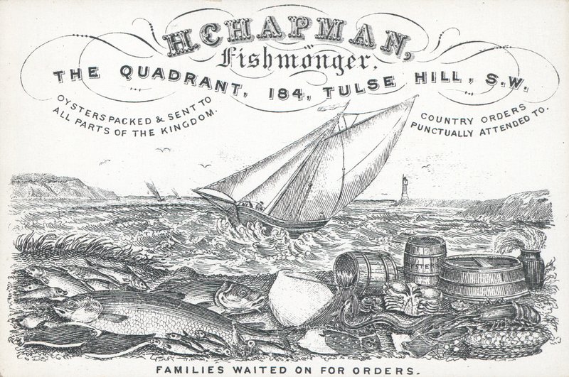 Karta handlowa, H Chapman autorstwa English School