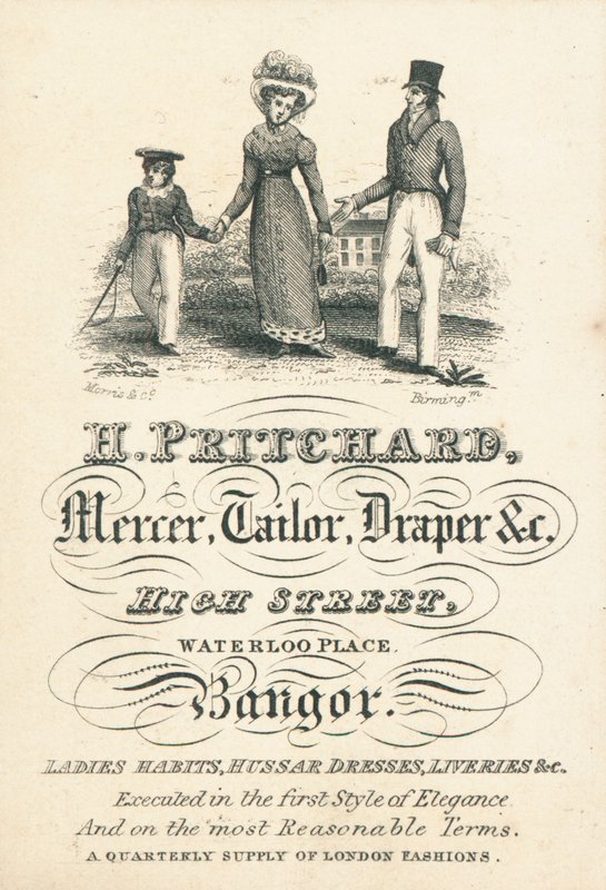 Karta handlowa, H Pritchard autorstwa English School