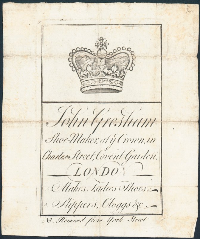 Karta handlowa, John Gresham autorstwa English School