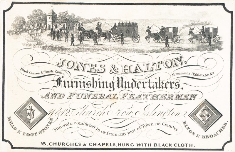 Karta handlowa, Jones & Halton autorstwa English School