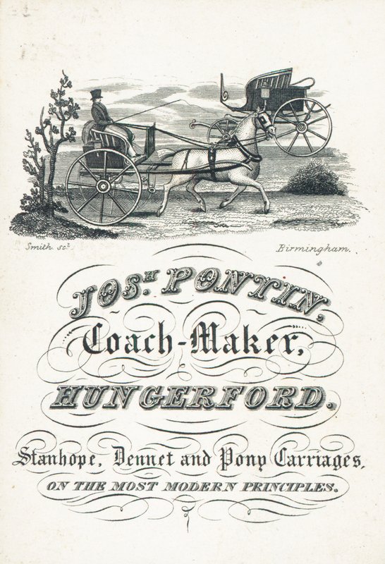 Karta handlowa, Joseph Pontin autorstwa English School