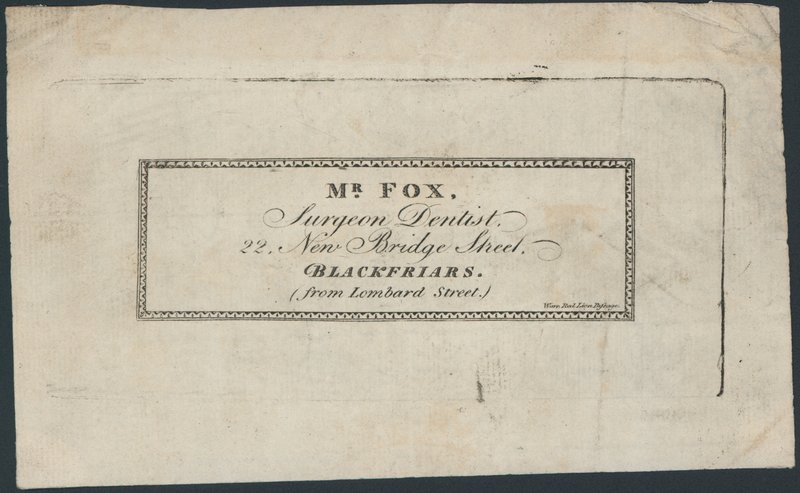 Karta handlowa, panie Fox autorstwa English School