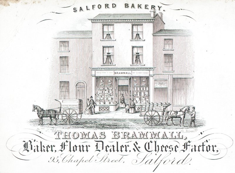 Karta handlowa, Thomas Brammall autorstwa English School