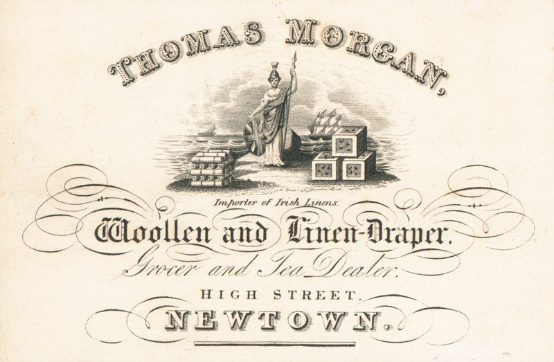 Karta handlowa, Thomas Morgan autorstwa English School