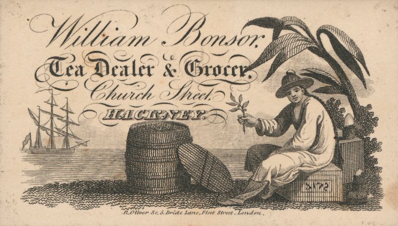 Karta handlowa, William Bonsor autorstwa English School