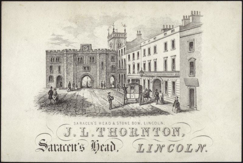 Karta handlowa dla J L Thornton autorstwa English School