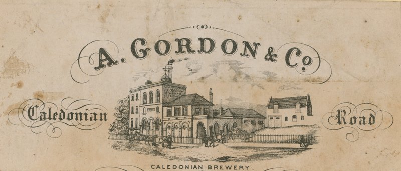 Karta handlowa A Gordon & Co autorstwa English School