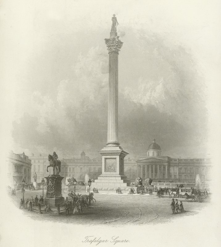 Trafalgar Square, Londyn autorstwa English School