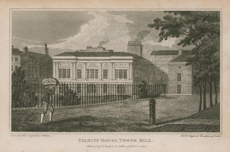 Dom Trójcy na wzgórzu Tower Hill autorstwa English School