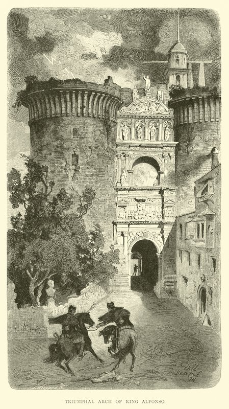 Łuk Triumfalny króla Alfonsa autorstwa English School