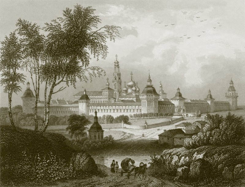 Troitzko-Sergiersky laurae autorstwa English School