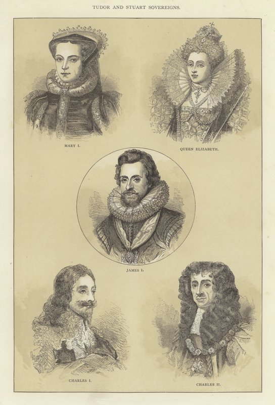 Władcy Tudorów i Stuartów autorstwa English School