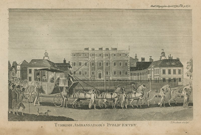 Ambasadorowie Turcji wstęp publiczny. autorstwa English School