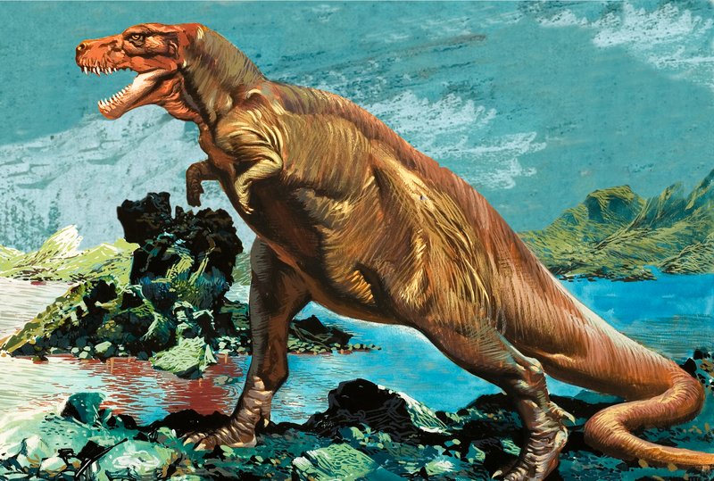 Tyranozaur Rex autorstwa English School