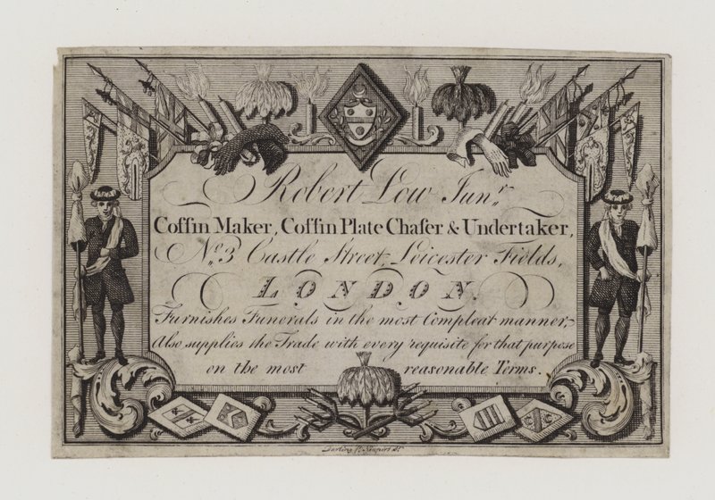 Undertakers, Robert Low Junior, karta handlowa autorstwa English School