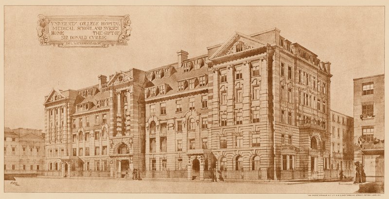 Szpital Uniwersytecki, Szkoła Medyczna i Dom Pielęgniarek autorstwa English School