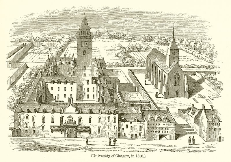 Uniwersytet w Glasgow, w 1650 autorstwa English School