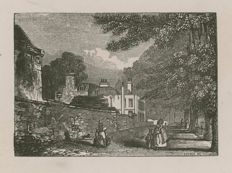 Upper Flask Tavern, Hampstead Heath autorstwa English School