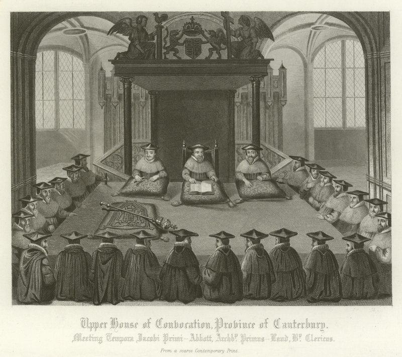 Wyższa Izba Konwokacyjna, Prowincja Canterbury autorstwa English School
