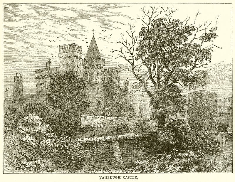 Zamek Vanbrugh autorstwa English School