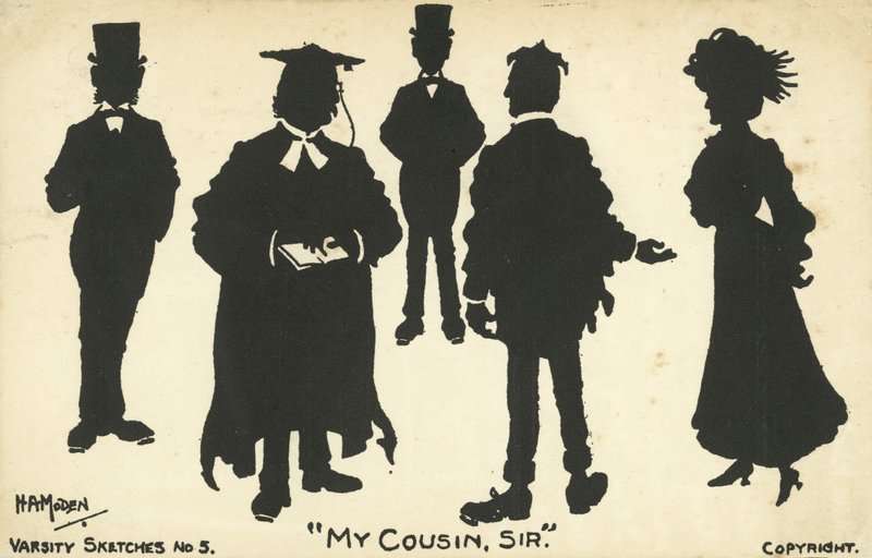 Varsity Sketches (litografia) autorstwa English School