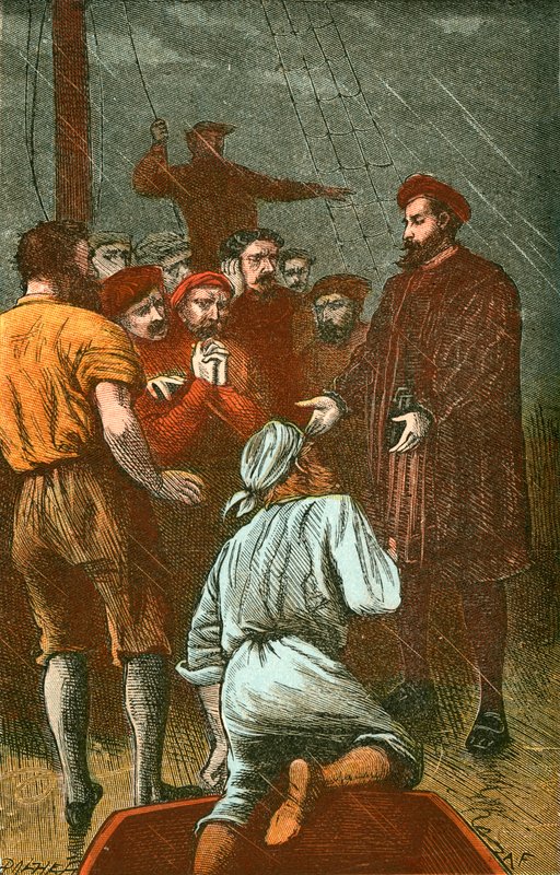 Vasco Da Gama odmawia ponownego zawrócenia autorstwa English School